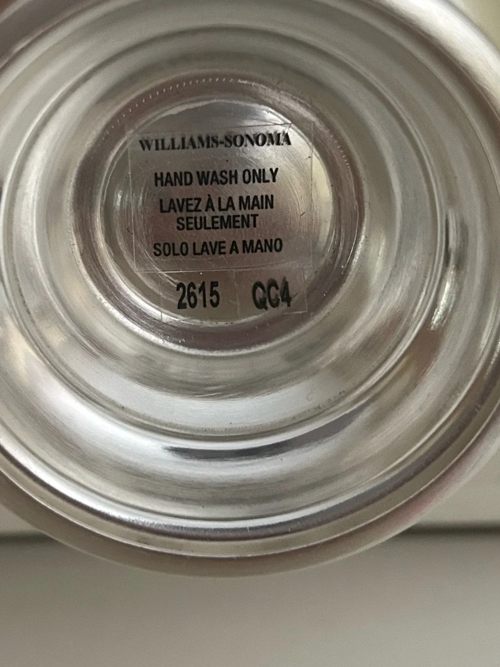 William Sonoma heirloom silver condiment bowl